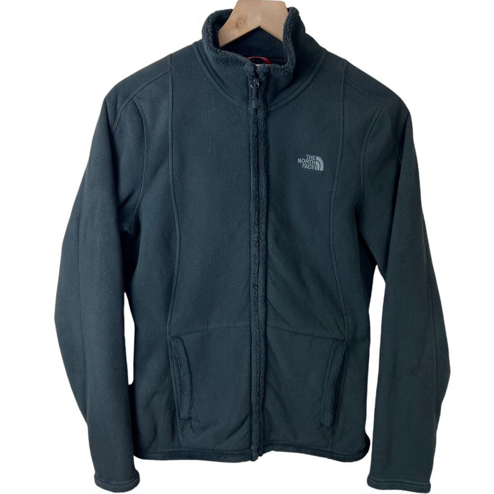 The North Face Womens Medium Black Fleece Lined‎ Full Zip Jacket